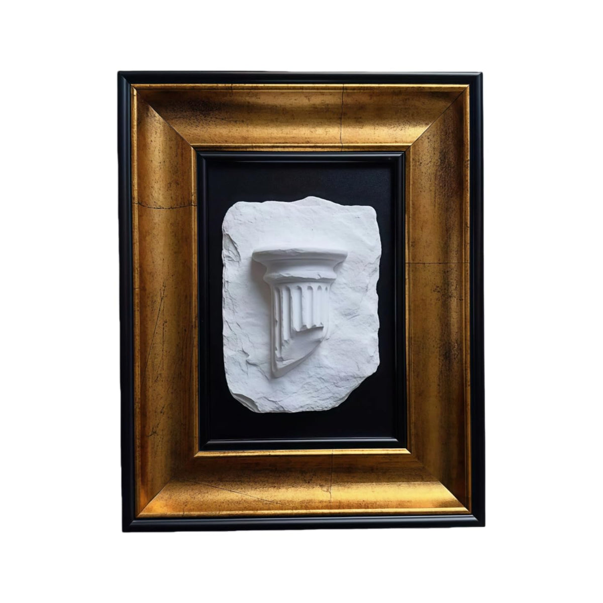 Tulip 3D Sculpture Wall Art, Statue Frame Gypsum Relief Wall Decoration