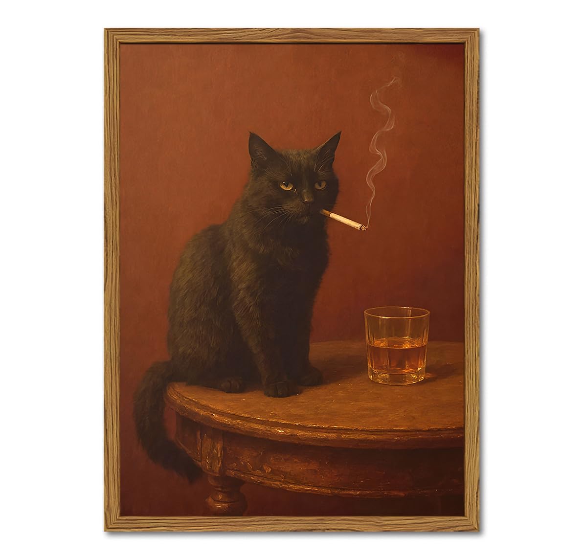 Framed Dog Canvas Wall Art, Cute Three Dogs in Flower Field Pictures Wall Decor, Rustic Farmhouse Animal Nature Paintings Prints Home Decor for Living Room Bedroom Bathroom 12x16 inch