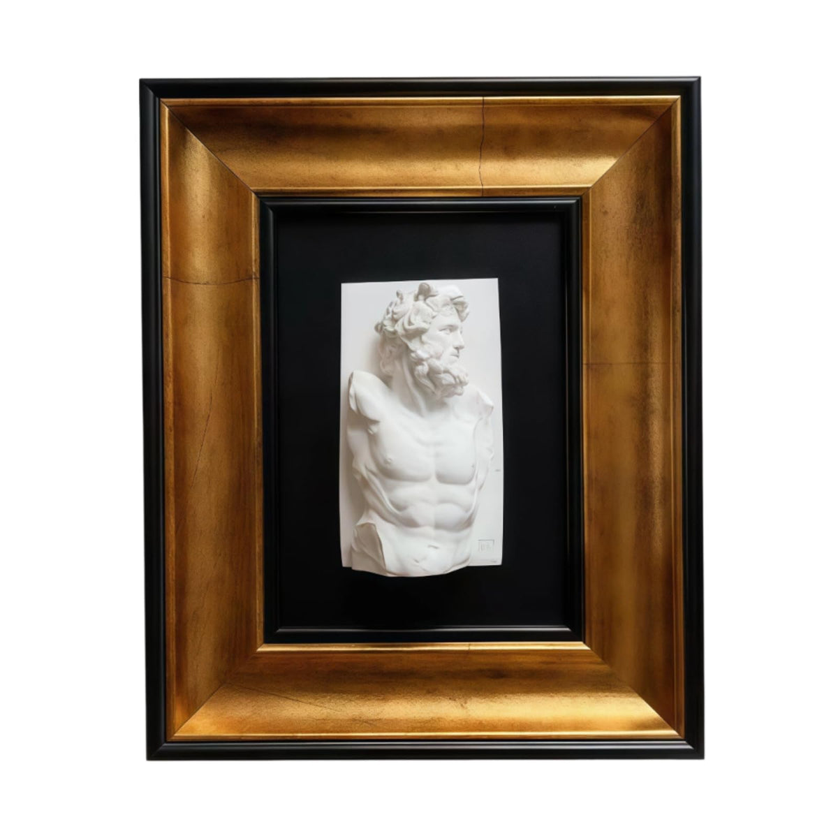 Tulip 3D Sculpture Wall Art, Statue Frame Gypsum Relief Wall Decoration