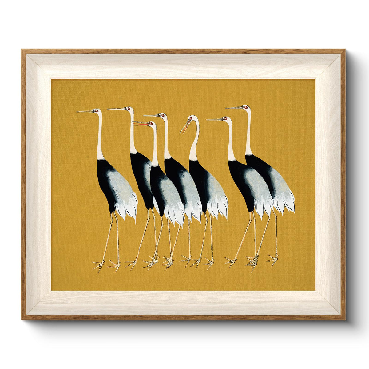 VIYYIEA Framed Wall Art for Living Room, Swan Wall Decor, 12×10 Inch