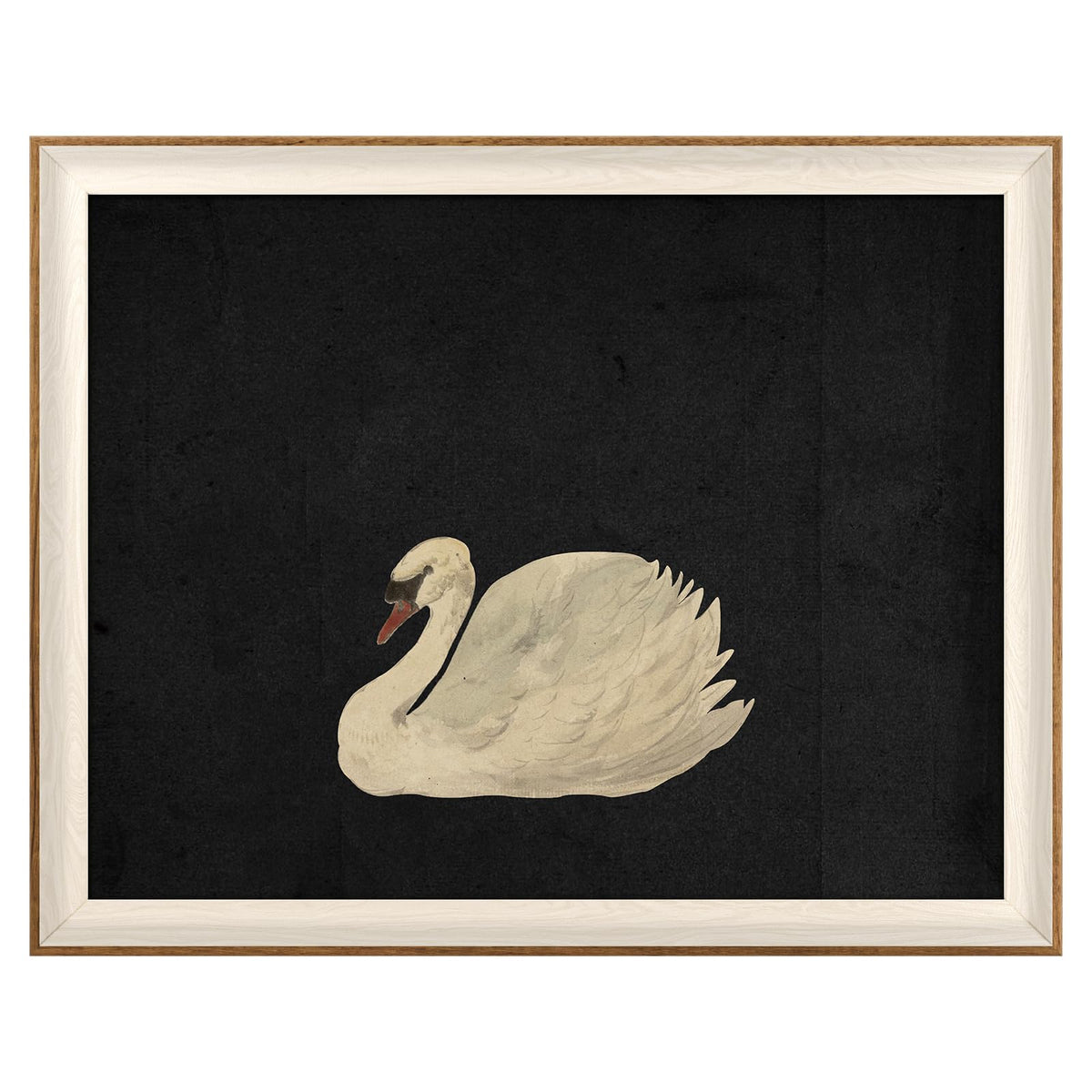 VIYYIEA Framed Wall Art for Living Room, Swan Wall Decor, 12×10 Inch
