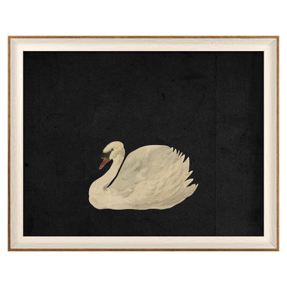 VIYYIEA Framed Wall Art for Living Room, Swan Wall Decor, 12×10 Inch