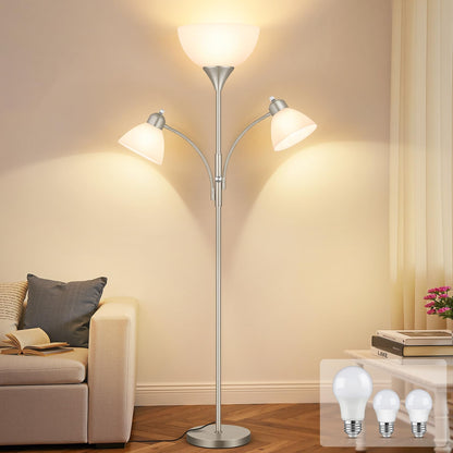 Coucrek Torchiere Floor Lamps for Living Room, 72" Dimmable Reading Lamp