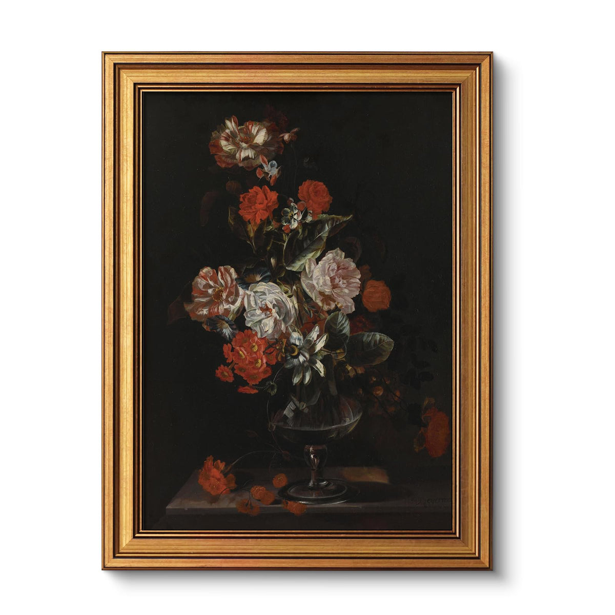 VIYYIEA Vintage Gold Framed Wall Art – Hummingbird Sketch, 8x10 IN