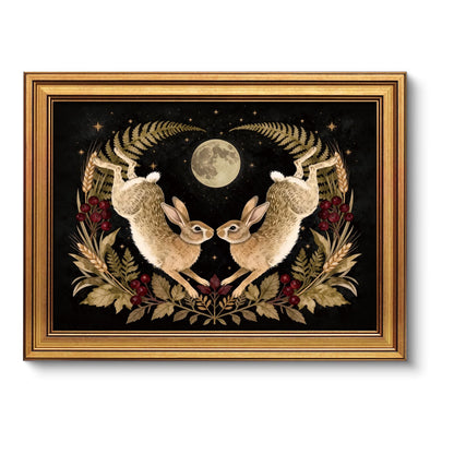 VIYYIEA Vintage Gold Framed Wall Art – Hummingbird Sketch, 8x10 IN