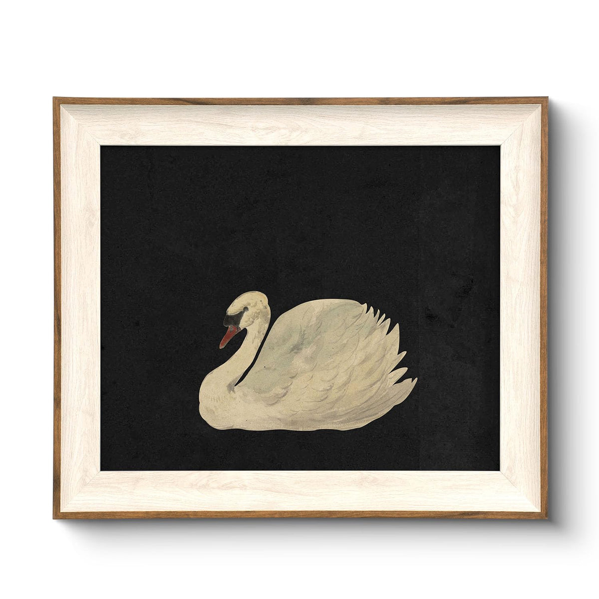 VIYYIEA Framed Wall Art for Living Room, Swan Wall Decor, 12×10 Inch