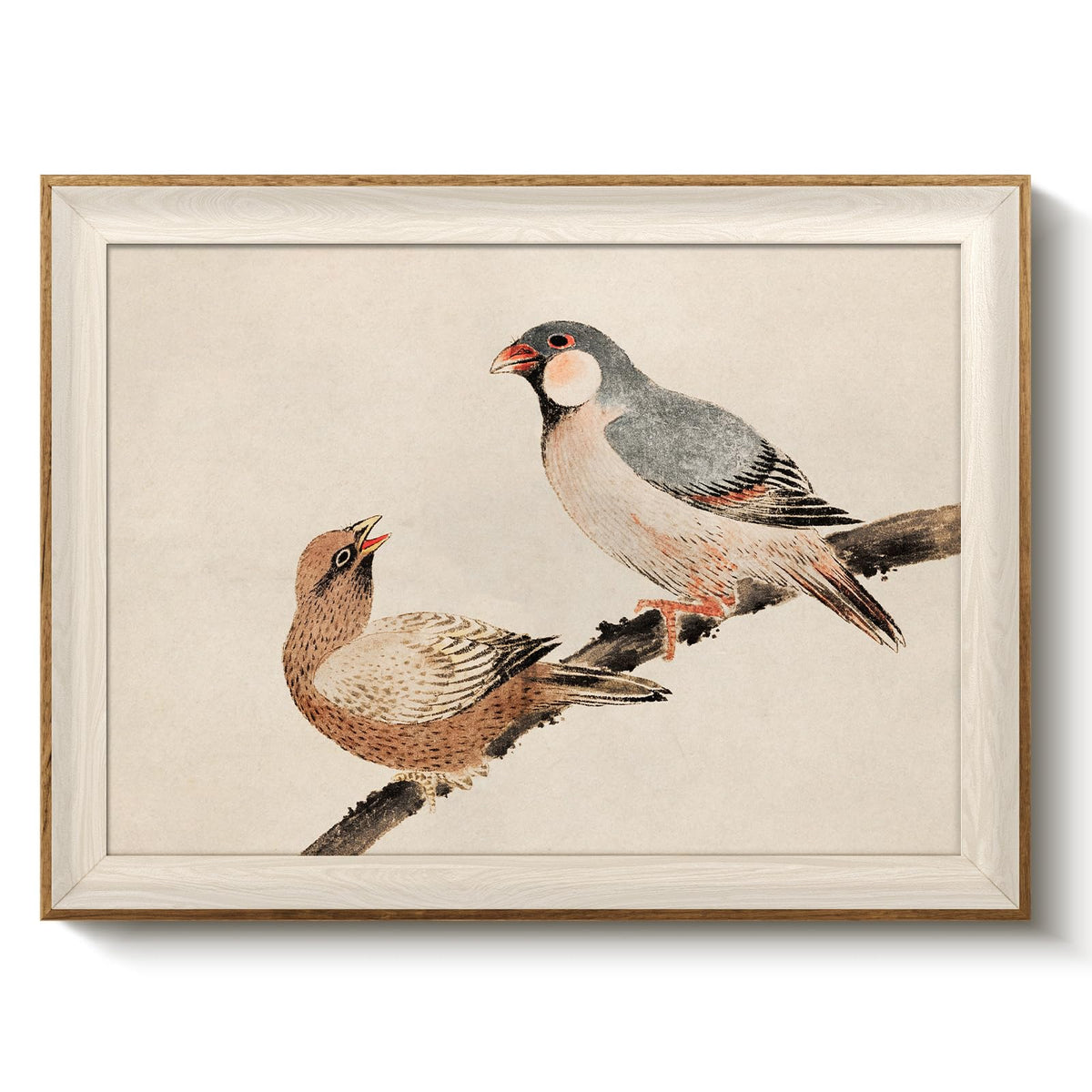 VIYYIEA Framed Wall Art for Living Room, Swan Wall Decor, 12×10 Inch
