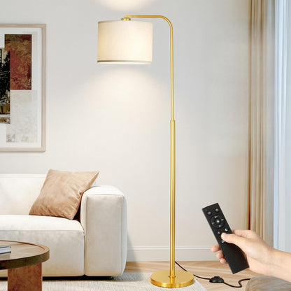 Arc Floor Lamp with Remote and Dimmable Black Floor lamps for Living Room