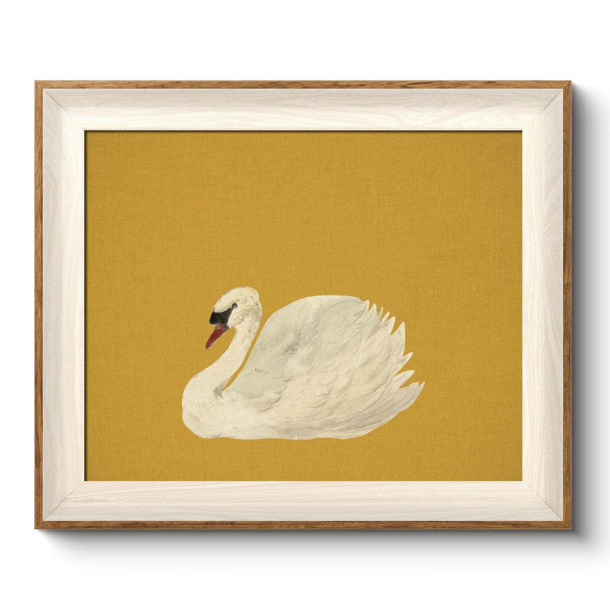 VIYYIEA Framed Wall Art for Living Room, Swan Wall Decor, 12×10 Inch