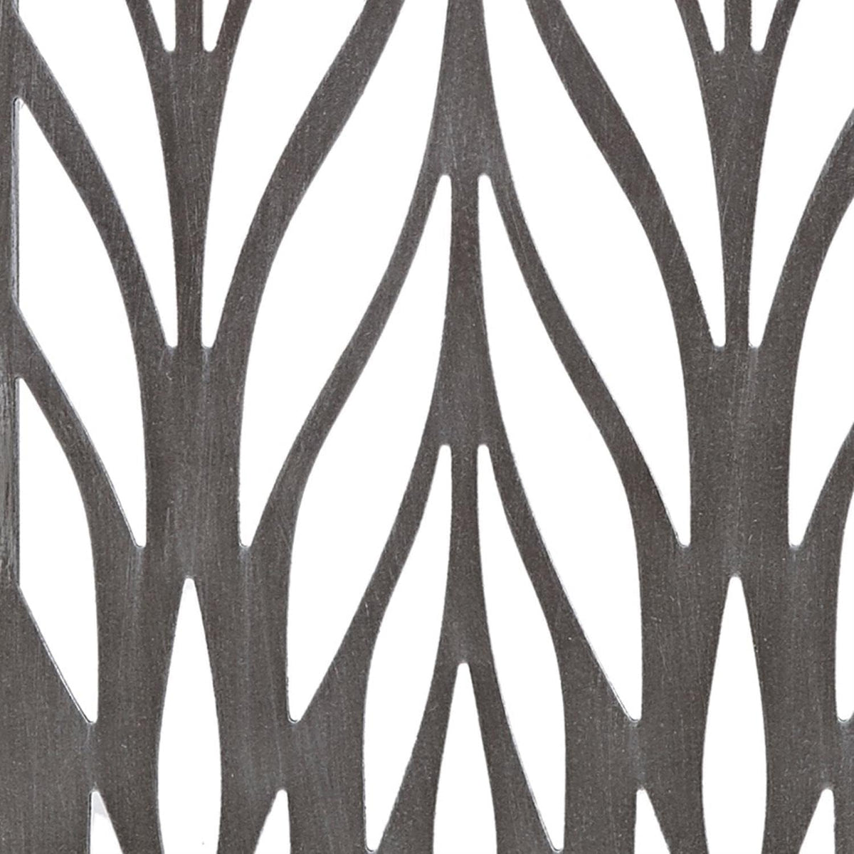 Madison Park Florian Wall Art - Carved Wooden Botanical Leaves Framed, Natural Sheen Finish - Modern Décor for Living Room, Ready to Hang Bedroom Decoration, 12"W x 36"H x 1"D, Reclaimed Grey 2 Piece