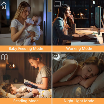 RISLG Floor Lamps for Living Room, Modern Standing Lamp, Minimalist Pole Lamps, Stepless Dimmable 9W Bulb Included, Tall Lamp with Linen Shade, Lamps for Bedroom, Office, Kids Room, Reading Light