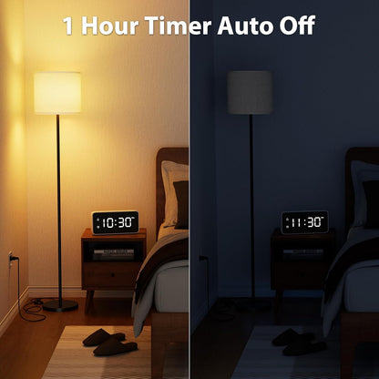 Keepsmile Dimmable Floor Lamps with Remote Control,12W LED Bulb,Foot Switch