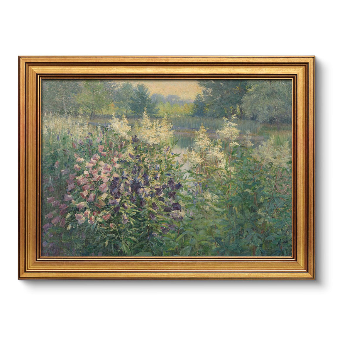 VIYYIEA Vintage Gold Framed Wall Art – Hummingbird Sketch, 8x10 IN