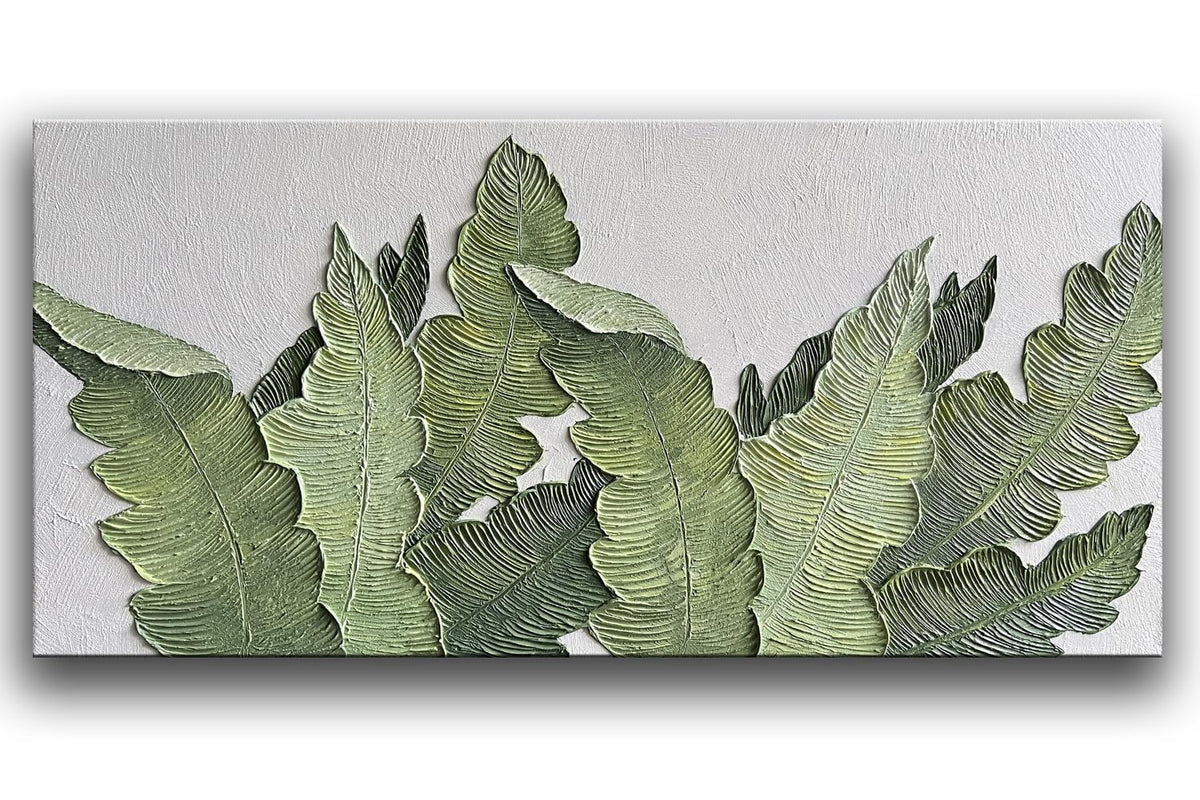 YaSheng Art-Canvas Wall Art with 3D Hand Painted Textured Modern Large Oil Painting Contemprary Aesthetic Floral Pictures for Living Room Bedroom DinningDecor (24x48inch, YS170)