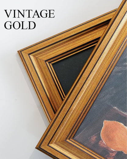 VIYYIEA Vintage Gold Framed Wall Art – Hummingbird Sketch, 8x10 IN