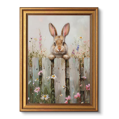 KBKBART Gold Framed Mountain Landscape Wall Art, Rustic Hills Canvas Print