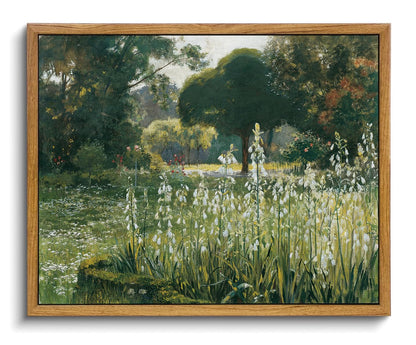 OIQArtOIQ Framed Vintage Wall Art Country Wildflower Canvas Art Paintings