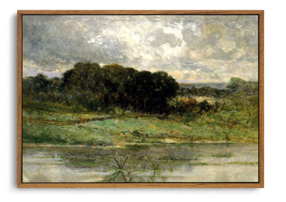 OIQArtOIQ Framed Vintage Wall Art Country Wildflower Canvas Art Paintings