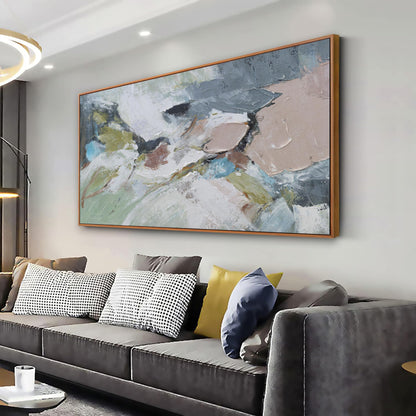 Framed Gold Wall Art for Living Room Tree Of Life Painting Picture 24x48 ln