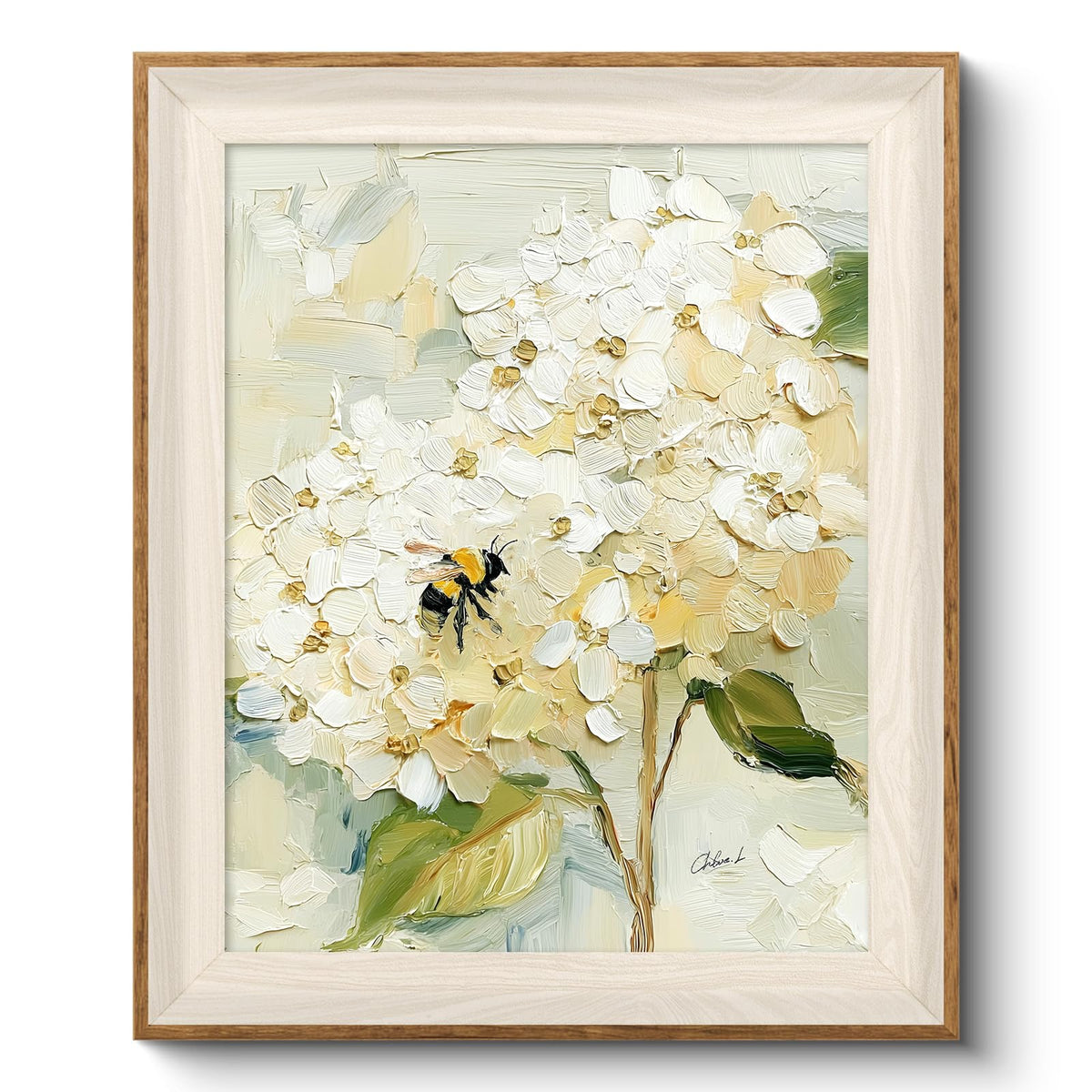 VIYYIEA Framed Wall Art for Living Room, Swan Wall Decor, 12×10 Inch