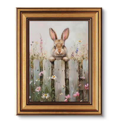 KBKBART Gold Framed Mountain Landscape Wall Art, Rustic Hills Canvas Print